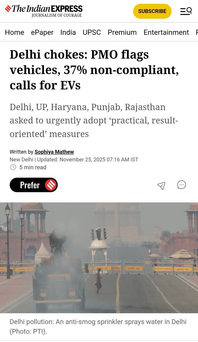 Ultimate aim is to push EVs

That is why they are not taking action on Pollution