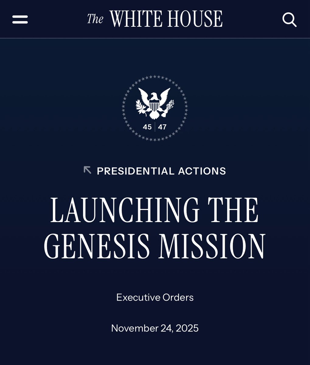 intangiblecoins's tweet image. in october i wrote that today’s AI buildout looks more like a new manhattan project than the broadband-ification of the 1990s and thus dot-com bubble comparisons were inadequate 

today the white house confirmed AI is about geopolitics and national security