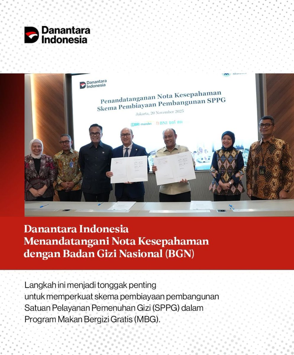 ayers_caid66545's tweet image. Danantara Indonesia berupaya memperkuat fondasi Program Makan Bergizi Gratis melalui skema pembiayaan terpadu agar berkelanjutan untuk generasi mendatang. #Danantara #DanantaraIndonesia