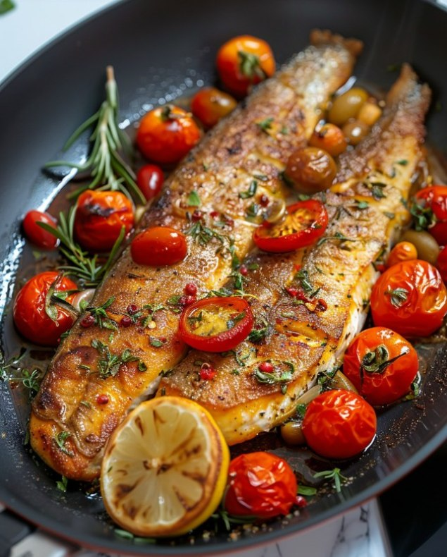 summer_food's tweet image. Mediterranean Baked Fish

Ingredients

To Season the Fish
1 Fish Fillet (Basa, Cod, Halibut, etc.)
1 teaspoon Paprika
1 teaspoon Italian seasoning
1 teaspoon Cajun seasoning (Old Bay or Creole seasoning)
½ teaspoon Chilli flakes
1 teaspoon Fish seasoning (optional)
½ teaspoon…