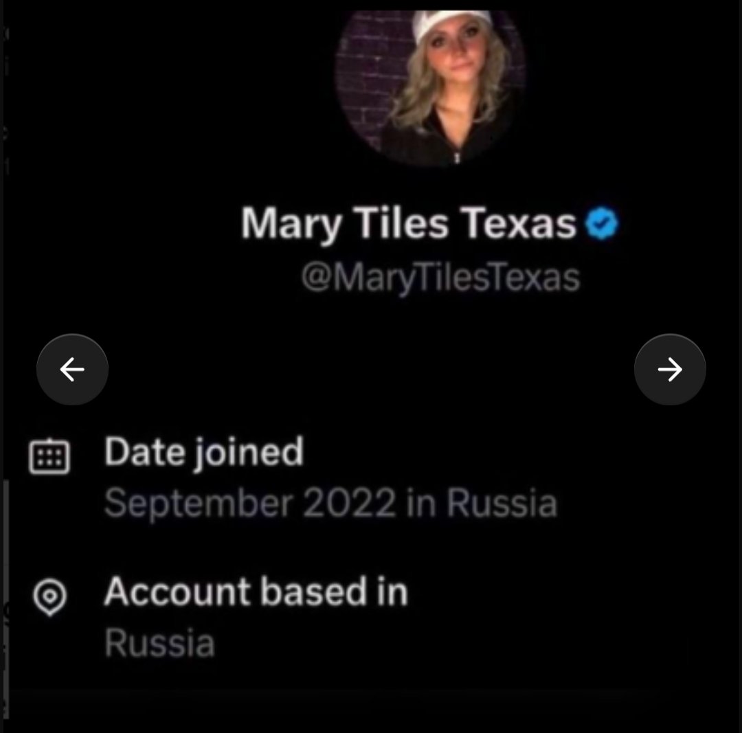 Bears34Girl's tweet photo. @MaryTilesTexas Lol.  You changed your account from RUSSIA to United States with a VPN. 😂🤣😅🫵🫵🫵🫵🫵🫵🤡🤡🤡🤡🤡 https://t.co/lioRfDYtHt