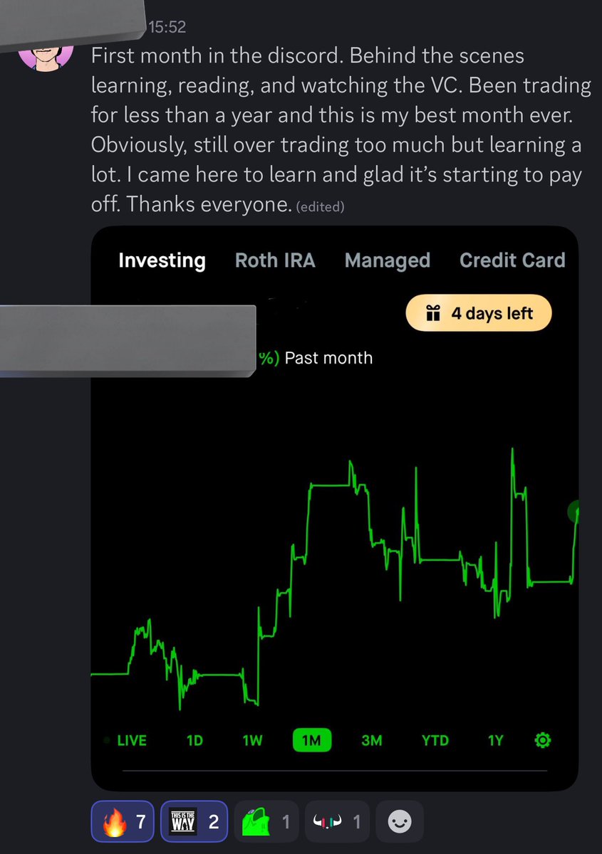 thisisorlando's tweet image. First month with us and just had his best month ever 🔥📈🔥📈

I always say we’re not built for everyone, but hunger and the right mindset shines in @FlowTradingUSA 🌊🧠
New or experienced, it doesn’t matter.
When you plug into the right community, the compounding shows up fast.