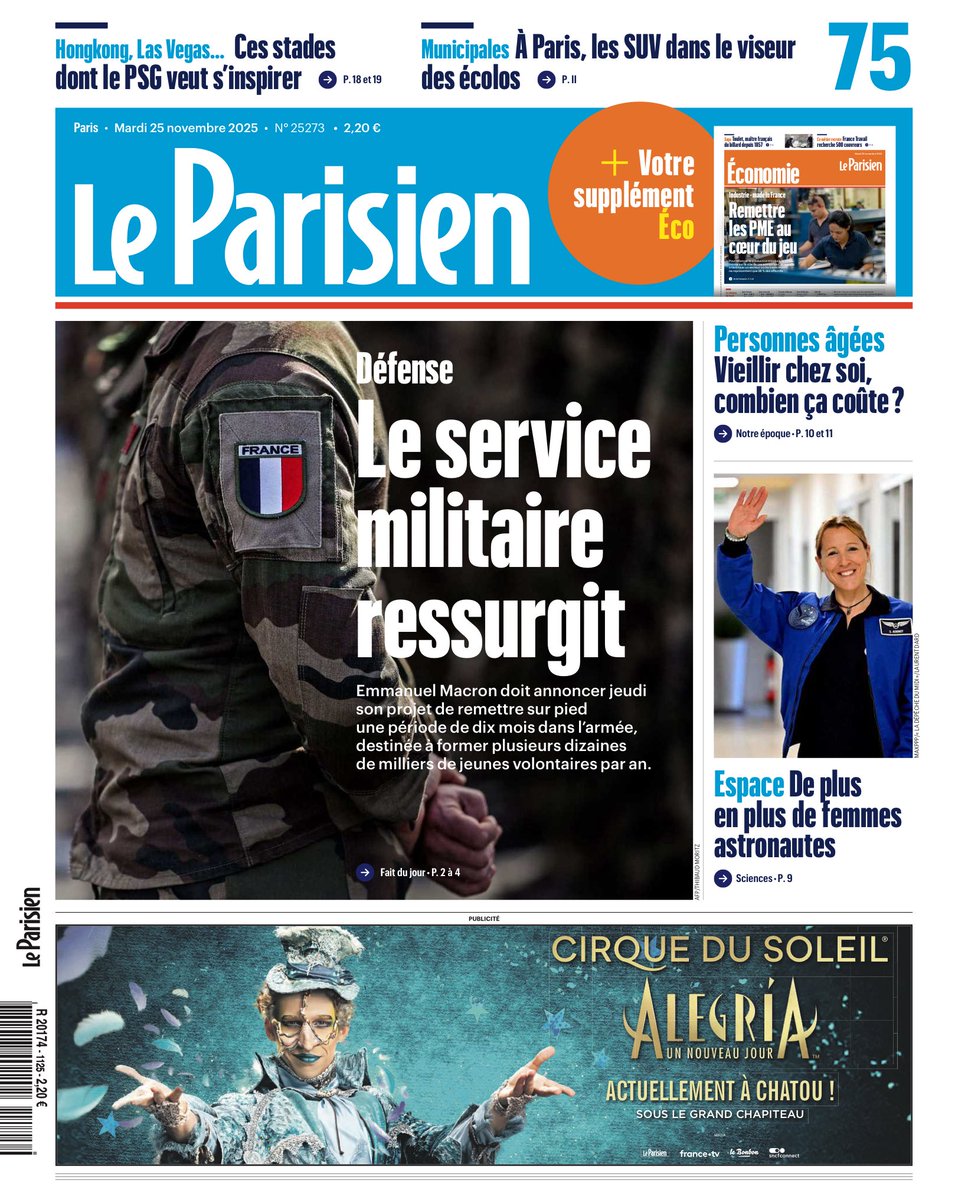 rdppsg's tweet image. 🔴🔵📰 Revue de presse #PSG du parisien, mardi 25 novembre