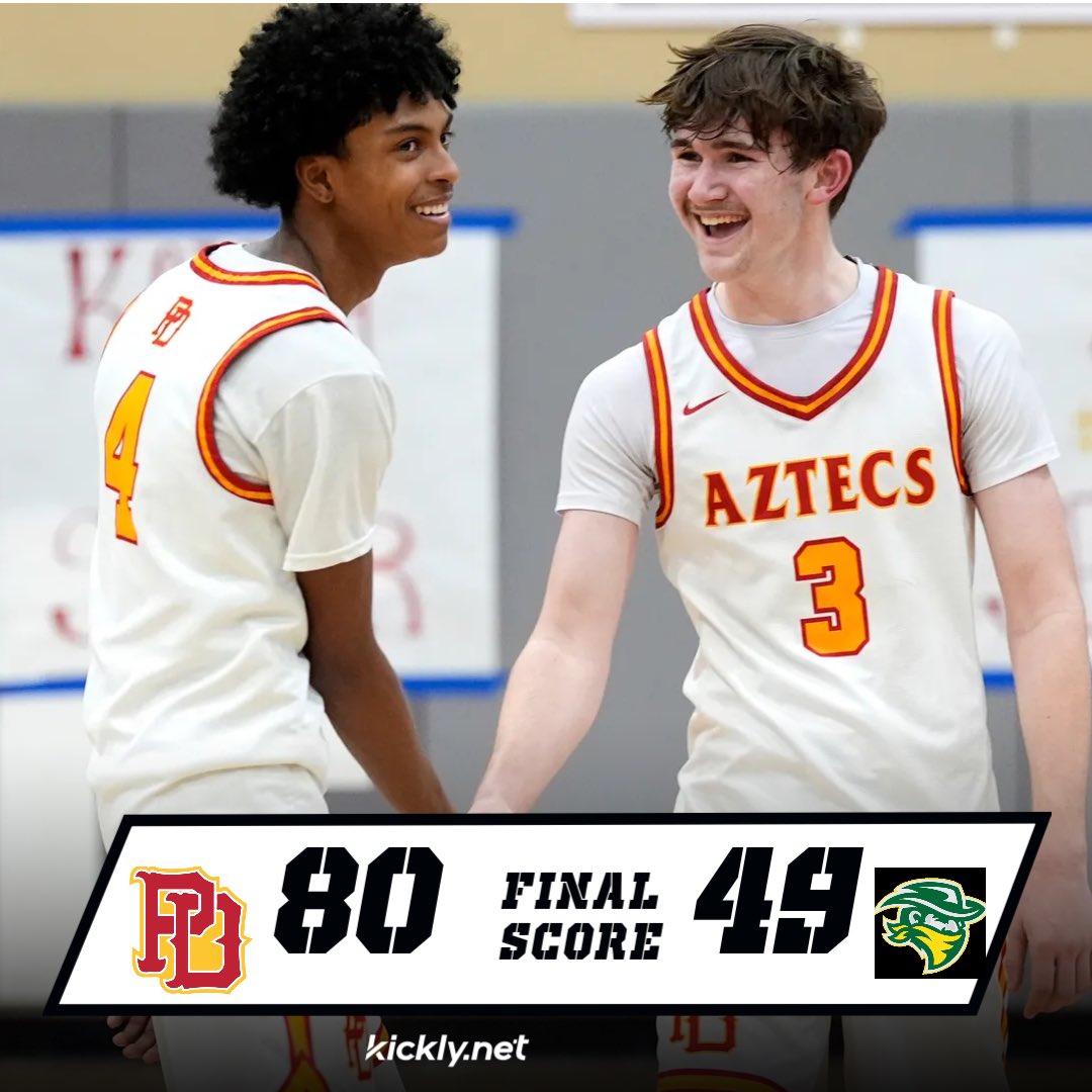 🔴 Post Game Alert 🟡
Final: 
Palm Desert: 80
Cajon: 49

Paul Dreisbach (2026): 19 Pts 5 Ast
Wil Wilson (2026): 15 Pts 5 Ast
Jordan Preciado (2026): 14 Pts 6 Reb
Zane Jordan (2026): 10 Pts 7 Reb
Jake Brande (2026): 7 Pts 15 Reb 6 Blk

Up Next: Palm Desert vs. Upland
11/25 3:00pm