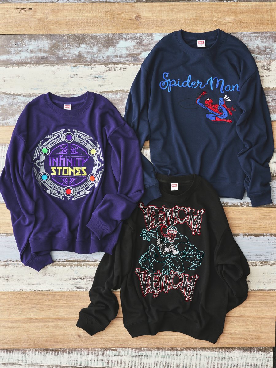 この冬はこれで決まり❄️ #マーベル アパレルコレクション登場