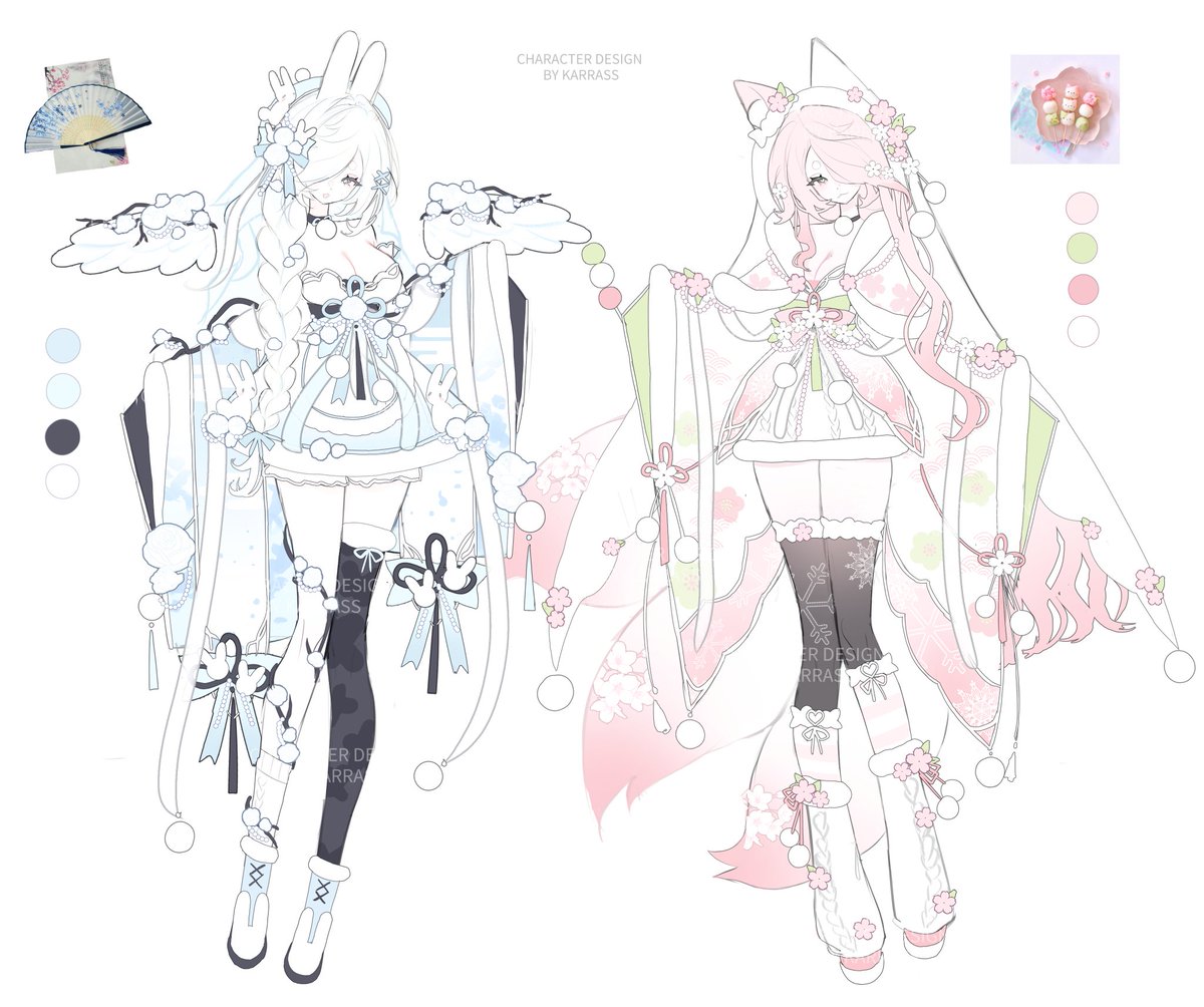 Karrass_3's tweet image. ♡Winter bunny and kitsune &amp;lt;3

For each:
✧SB: $60
✧Min: $10
✧AB: $200 (commercial use)

♡Payment by lava top (bank card and paypal)
♡Auction ends in 24 hours

~Dm me if you are interested! Retweets ♡♡♡