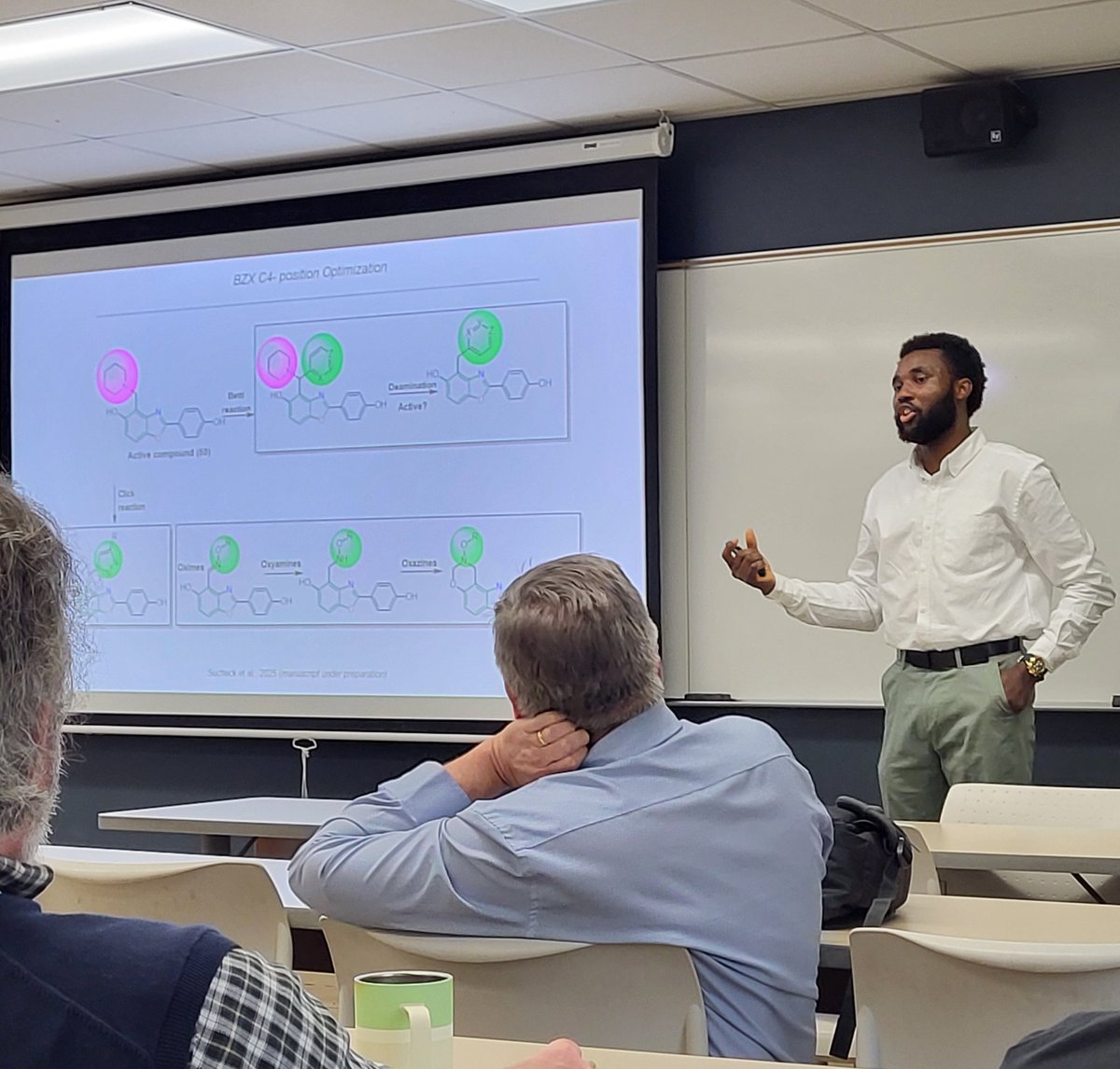 A public defense doubleheader today <a href="/ChemistryToledo/">UTChemistry</a>.  Congrats to Olutayo "Nate" Farinde (<a href="/YoungGroupChem/">Young Group @ UToledo</a> ) and Babatunde "Samuel" Obadawo (<a href="/SteSuch/">Steve Sucheck</a>) for completing this milestone for their PhD. <a href="/UToledo_NSM/">UToledo NSM</a> <a href="/UToledo/">The University of Toledo</a>