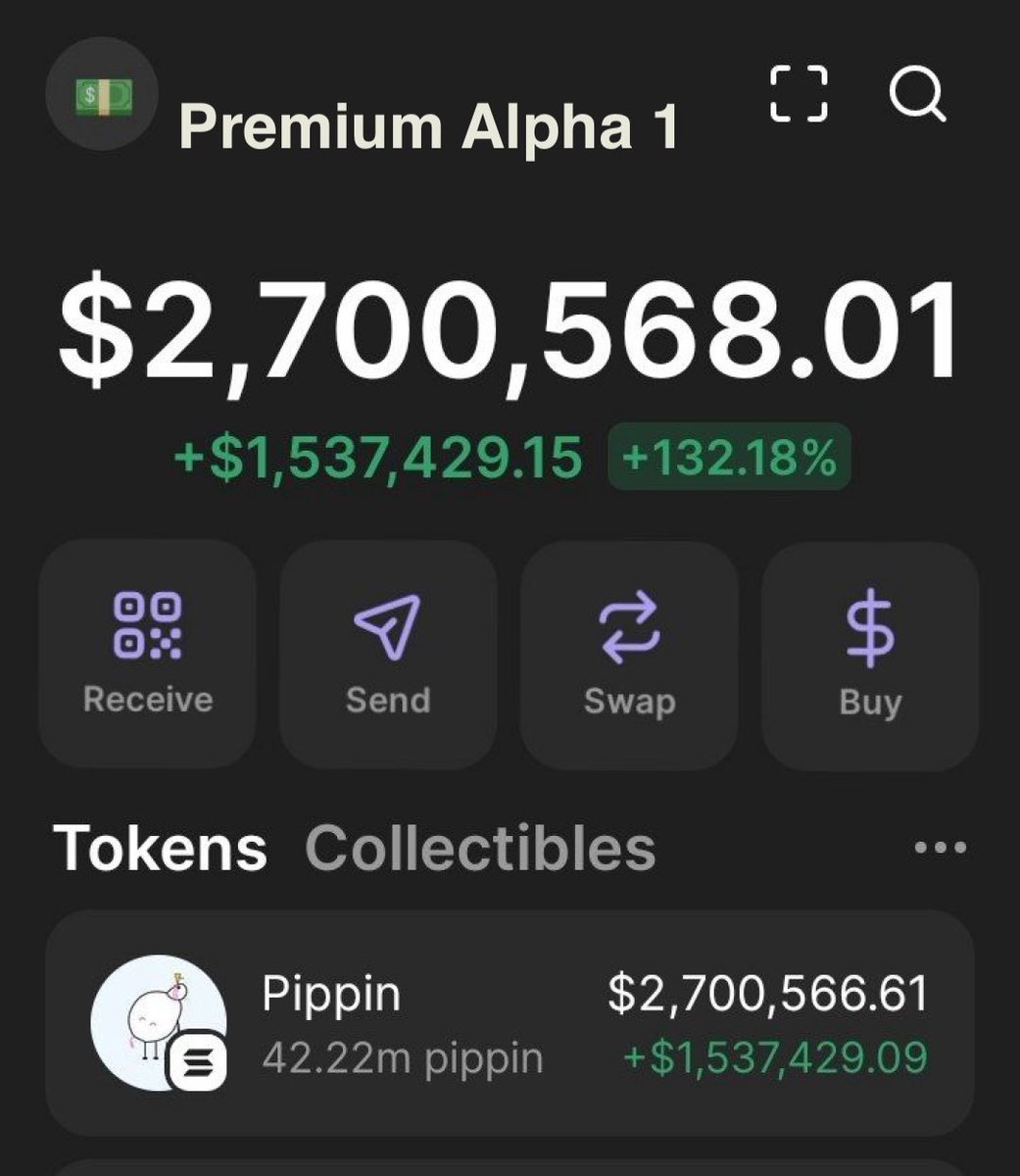 Embassy_Crypto's tweet photo. 42.22M #PIPPIN just hit $2.7M unrealized 🤯 +132% TODAY! From meme to serious gains.

Still early, still loading, still moving.

$PIPPIN | Solana’s alpha bird
Who’s enjoying some tendies tonight? 🍗💰 https://t.co/LlWUNGq8oZ