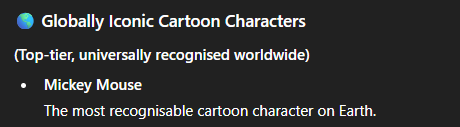 wDEVd4's tweet image. Just asked ChatGPT, Mickey Mouse is the 1# most universally recognised cartoon character on earth - haven&apos;t seen anyone launch this yet recently so lets see how this goes.

$MICKEY