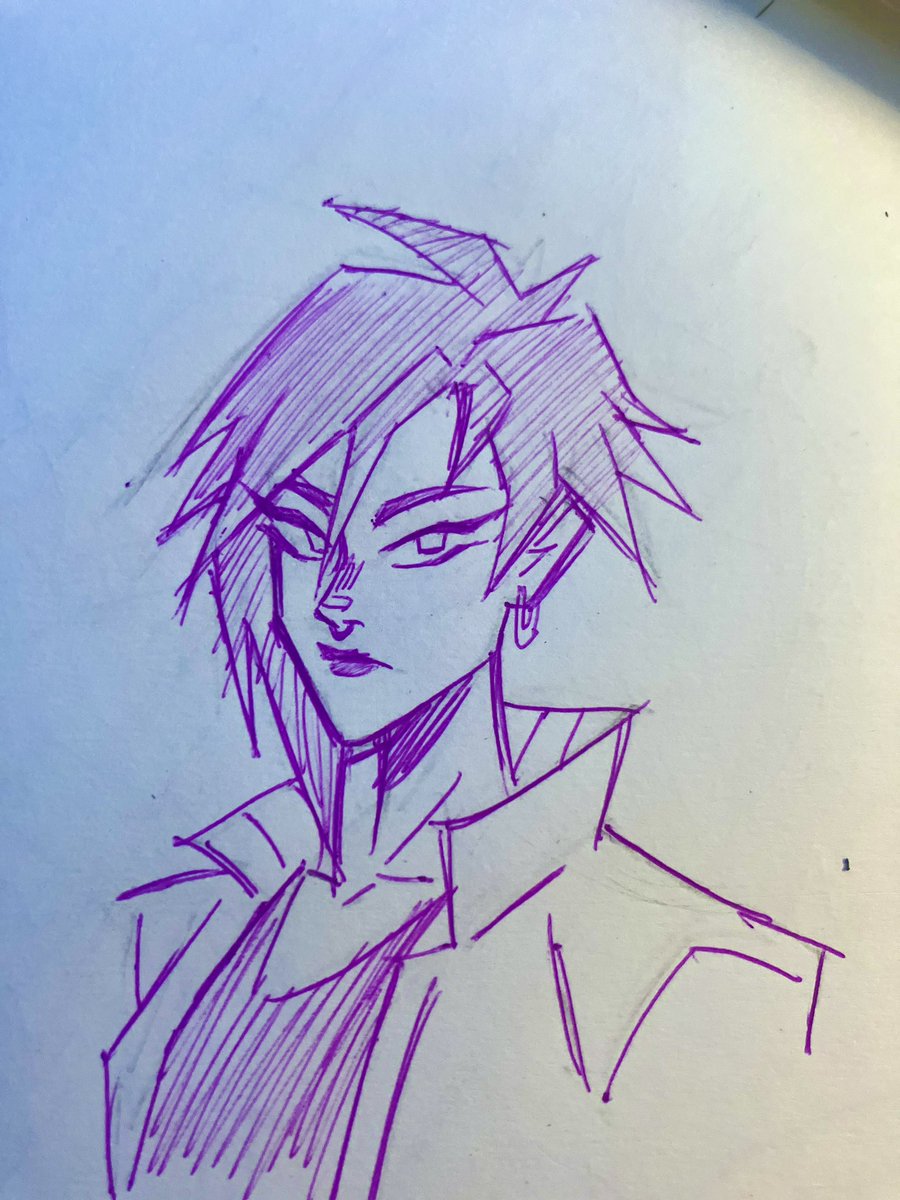 synthy_guy's tweet image. messed around with pens for a little bit 
#dispatch #sketches