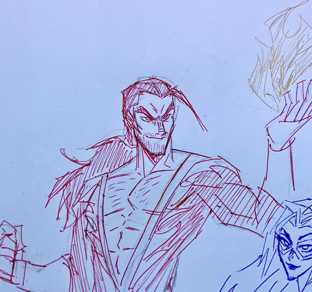 synthy_guy's tweet image. messed around with pens for a little bit 
#dispatch #sketches