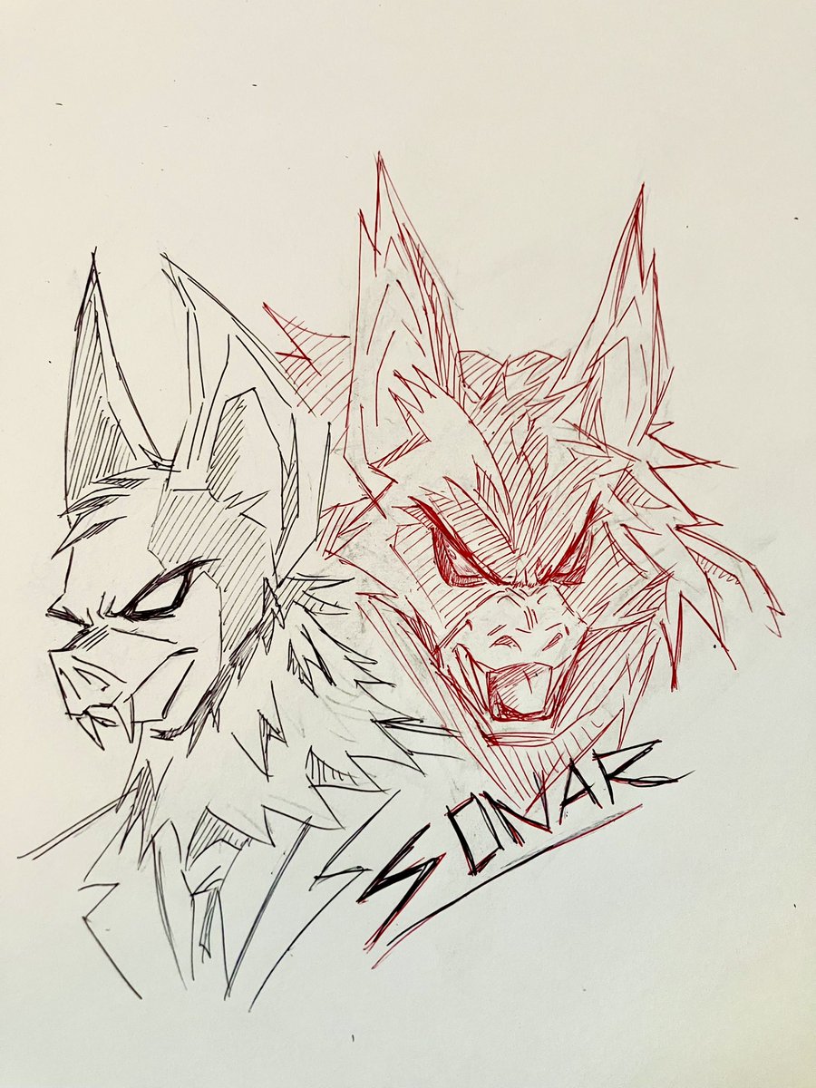 synthy_guy's tweet image. messed around with pens for a little bit 
#dispatch #sketches