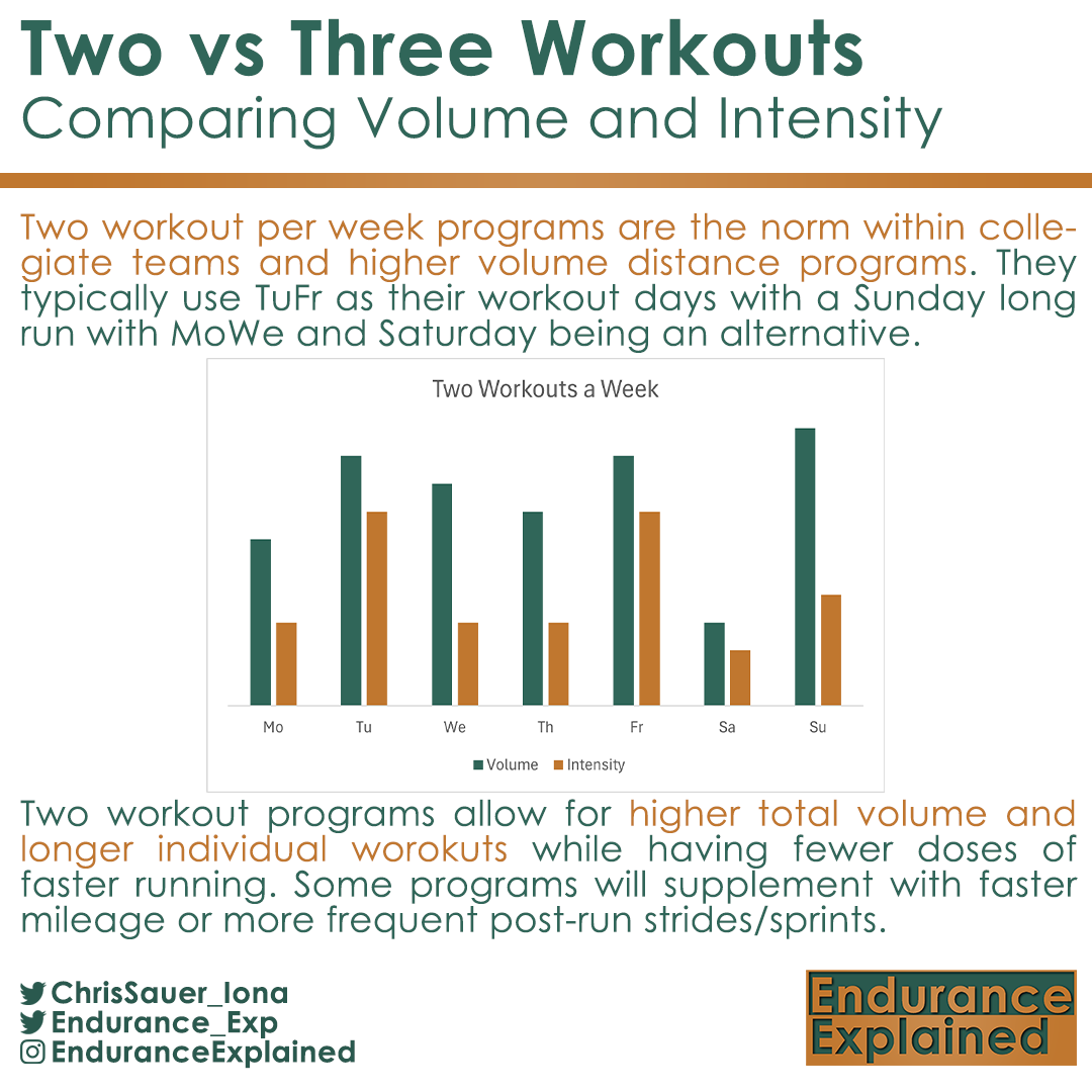 Two vs Three Workout Per Week running programs - Part 1