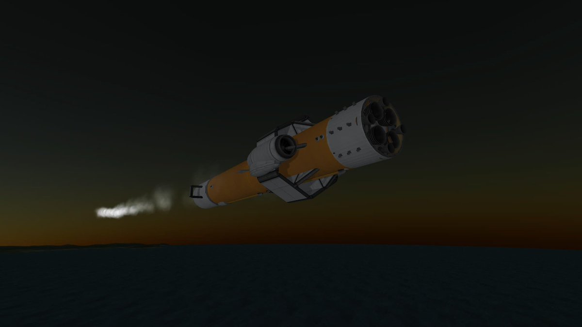 storm_curry's tweet image. Took major inspiration from @EJ_SA’s mission-mode reusable first stage and built this variant with Atlas V-551 style SRBs and a Delta ICPS upper stage.
Having way too much fun flying this thing 😅
#KSP #KerbalSpaceProgram