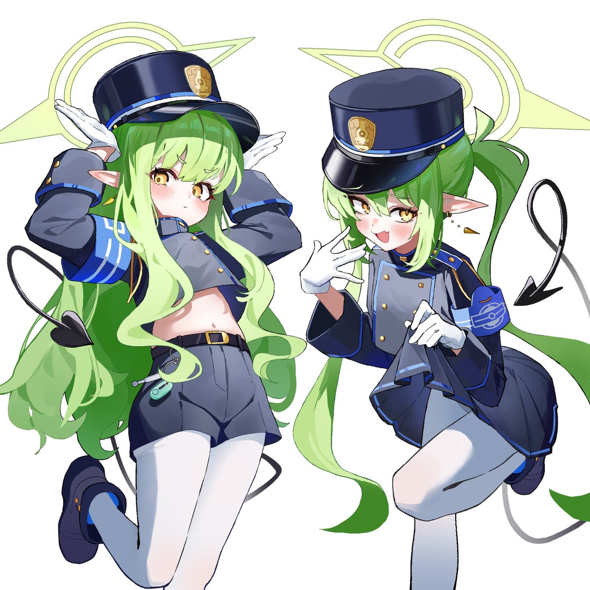 ヒカリ＆ノゾミ！ #ブルアカ #いい双子の日