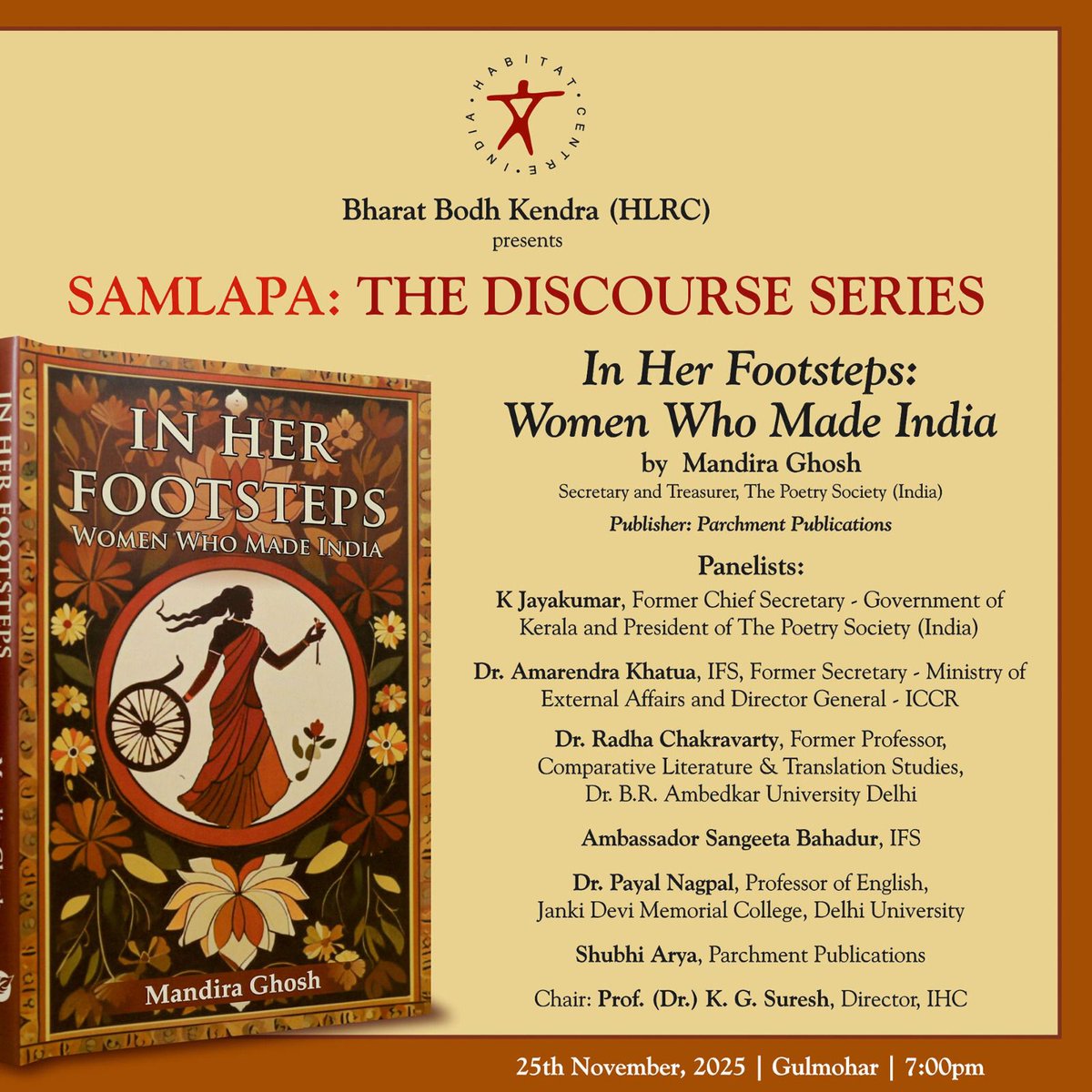 kg_suresh's tweet image. To chair book discussion session on Women Who Made India, from ancient times to Modern Bharat, orgd by Bharat Bodh Kendra, @IHCDelhi
this evening. 
#women 
@Secretary_MoHUA @rammadhav_ @mukulkanitkar @atulkotharissun @SunilAmbekarM @Sachin_Chat @unwomenindia @mlkhattar