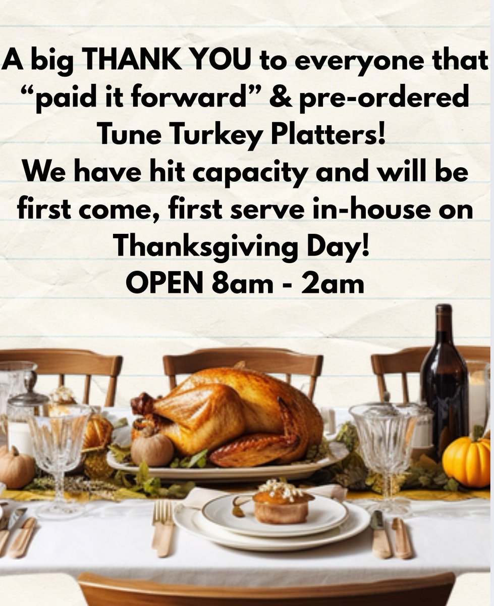 🦃🦃🦃🦃 Still open for dine-in on Thanksgiving day! Breakfast and a special menu posted shortly!! 8am-2am.. <a href="/CapitolHillBID/">Capitol Hill BID</a> <a href="/capitalcommnews/">CapitalCommunityNews</a> <a href="/BarredinDC/">Barred in DC</a> <a href="/CHAMPSdc/">CHAMPSdc</a> <a href="/theHillisHome/">The Hill is Home</a> <a href="/HillRagDC/">HillRag DC</a>