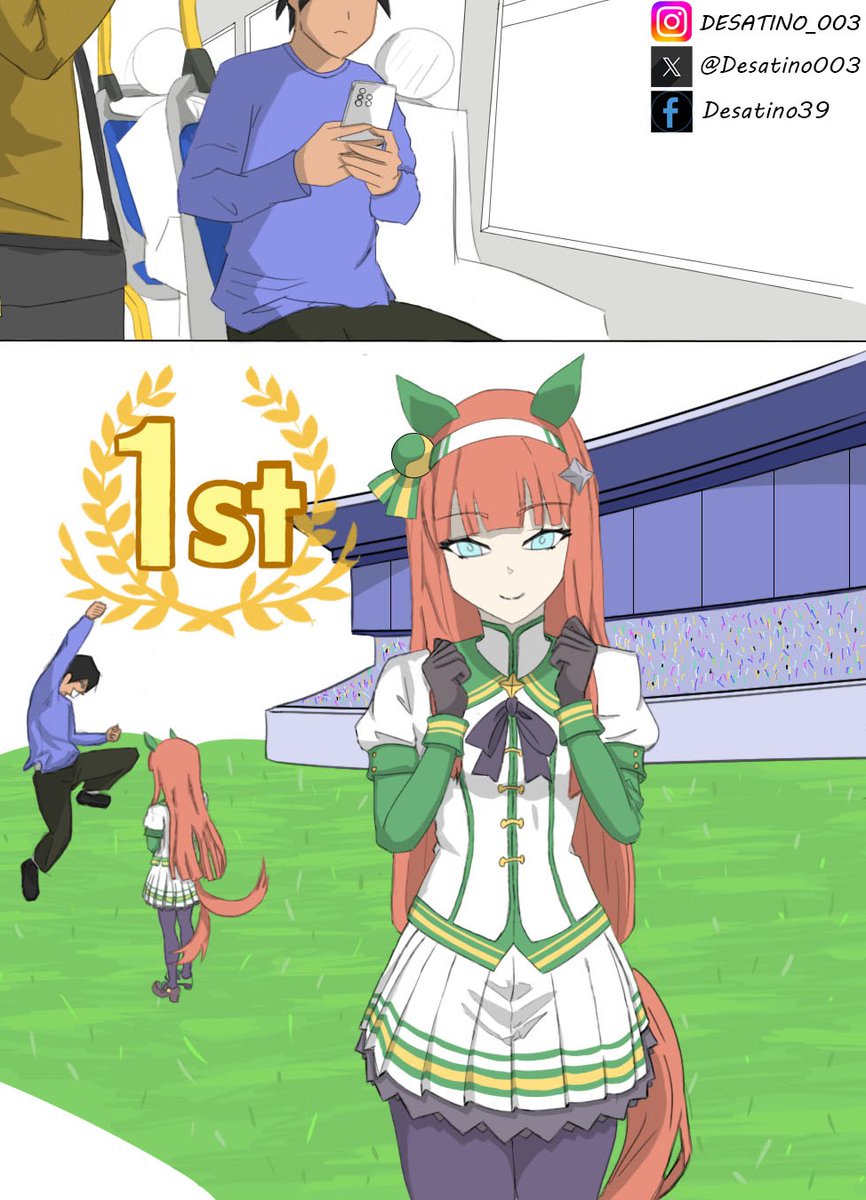 Let's go!!!!!!!!!!
 #UmaMusumeGlobal #umamusume #umamusumeprettyderby #SilenceSuzuka #waifugirl #game