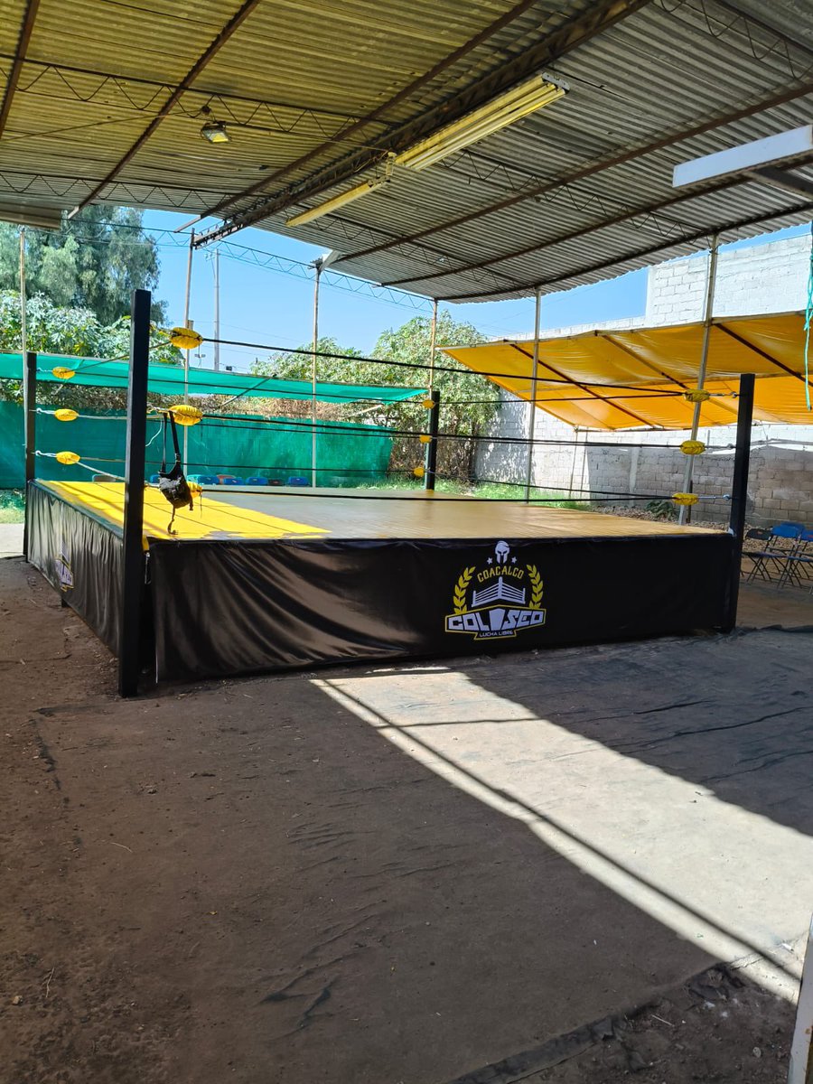 🤝🤲🏻Thanks to all the international fans who supported Coliseo Coacalco it’s a pleasure to introduce you the new ring that will host amazing lucha libre and will be a perfect place to build future stars. ❤️ You can continue supporting Coliseo Coacalco gofund.me/0c638172b