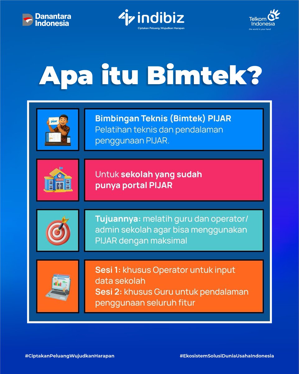 Indibiz_jtdiy's tweet image. Setiap sekolah punya tahapannya sendiri menuju digitalisasi✨

Pijar Sekolah selalu hadir memberikan pendampingan eksklusif di setiap tahap perjalanan digitalisasi sekolahmu.

Info lengkap di indibiz.co.id/flash/promo atau hubungi 08112680147

#Indibiz #Indibizjtd #PijarSekolah