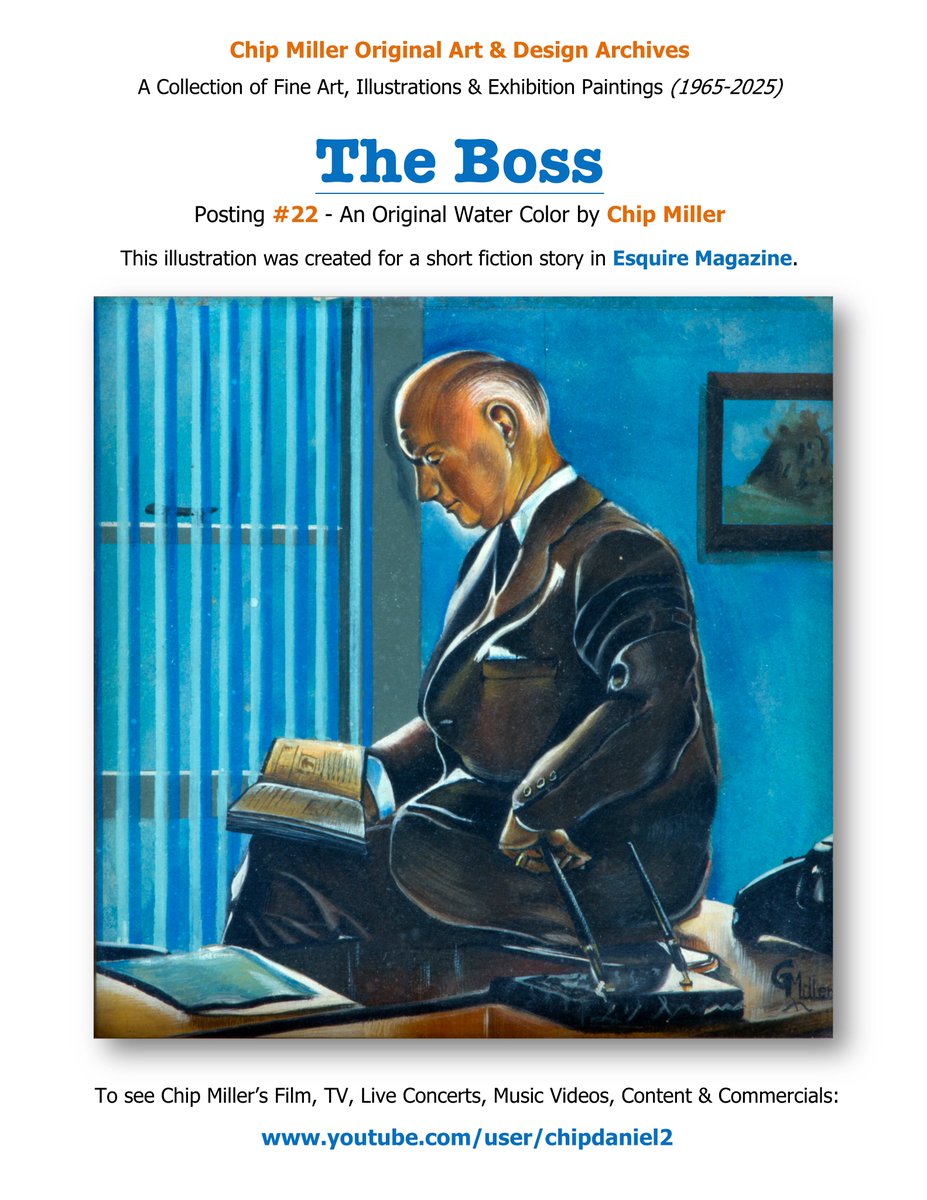 ChipDCAM's tweet image. Original artwork from filmmaker/screenwriter &amp;amp; recording artist, Chip Miller.