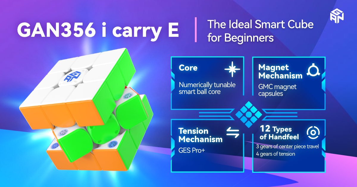 gancube's tweet image. Smart guidance, easy to turn. Get to know the cube favored by James Alonso, GAN356 i carry E.

Come and show your cubing skills: arena.ganrobot.com

#GANCUBE #GANGURUS #speedcube #Cubestation #smartcube