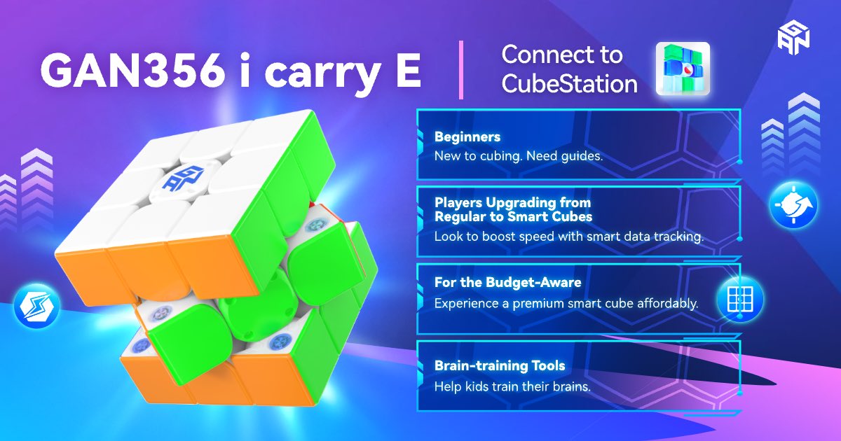 gancube's tweet image. Smart guidance, easy to turn. Get to know the cube favored by James Alonso, GAN356 i carry E.

Come and show your cubing skills: arena.ganrobot.com

#GANCUBE #GANGURUS #speedcube #Cubestation #smartcube
