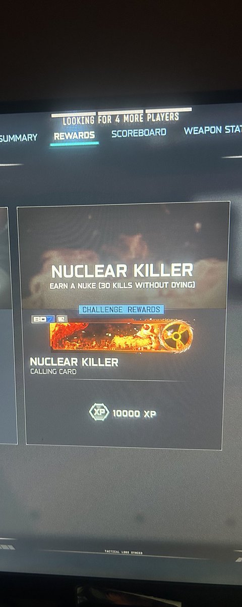 TheExohr's tweet photo. My first nuke of bo7😈 https://t.co/1QIIWXvYS1