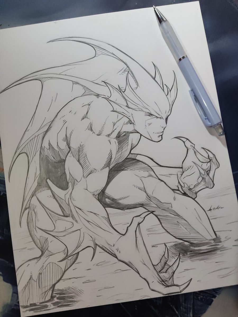 Israel_ART_'s tweet photo. Rikuo 👊💪😁 

#rikuo #Darkstalkers #capcom #draw
#drawyourstyle #dibujo https://t.co/u53A7HqFMG