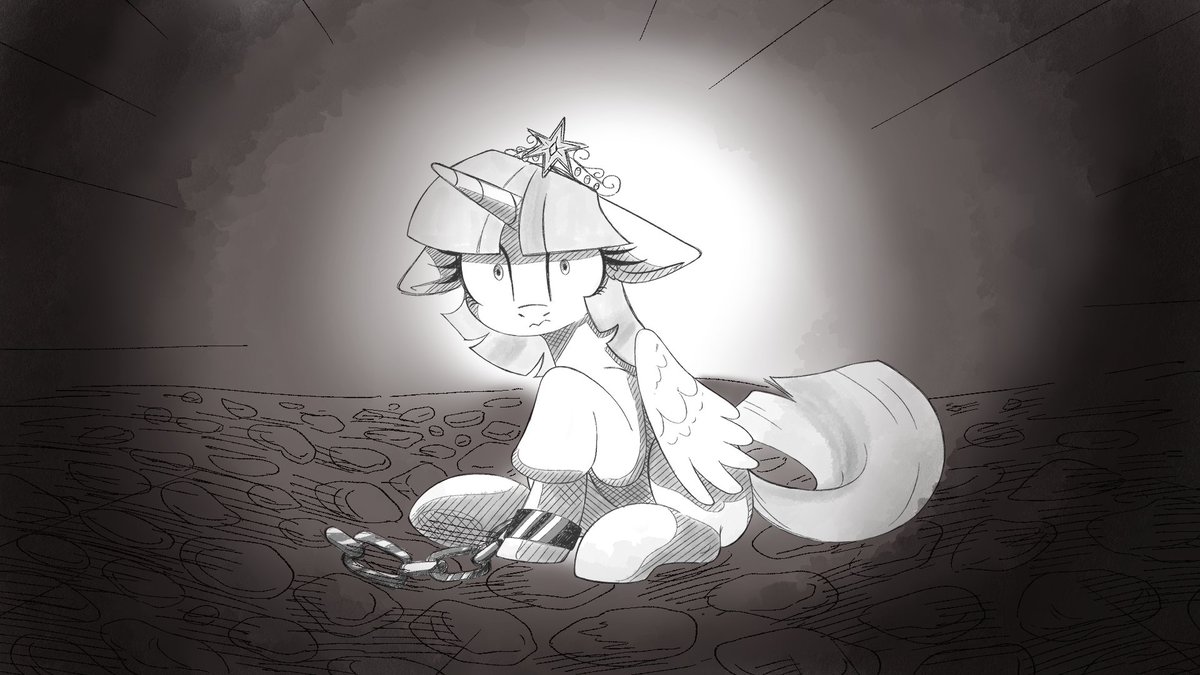 Some art from my work with <a href="/scootertrix/">🍁Scootertrix Studios🍁</a> on the 'slay the princess' parody! You can find the video at <a href="/MLPAnthology/">PONIES: The Anthology</a> "Anthology 8" at 29:09!

#mlp #mlpfim #mlpfanart #mlpart #mlpoc #mlptwt #mlpg4 #art #animation #TwilightSparkle