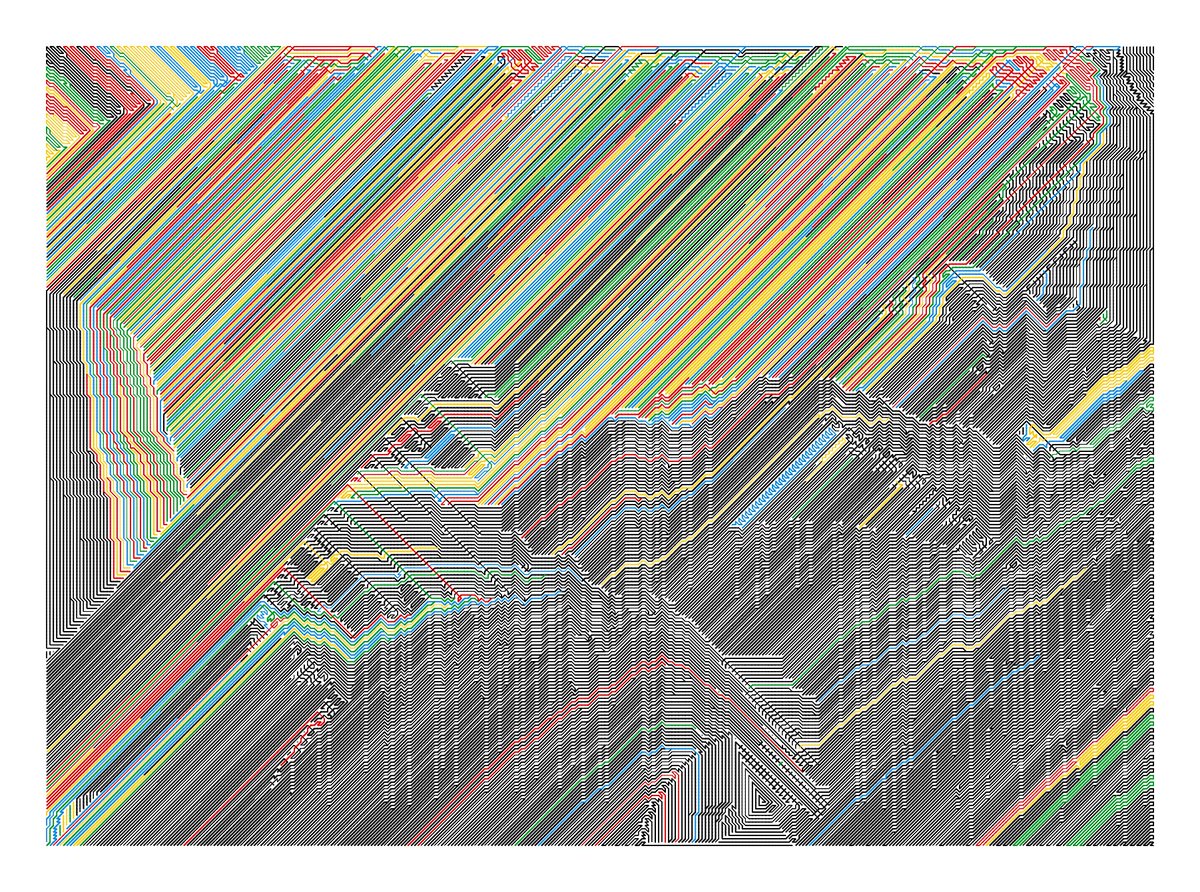 CCDDBB's tweet image. Plottable Mess #221
Working on a wider outputs series.

#javascript #plotterart #plottertwitter #generativeart #genart #digitalart #abstractart #graphicart #nftart