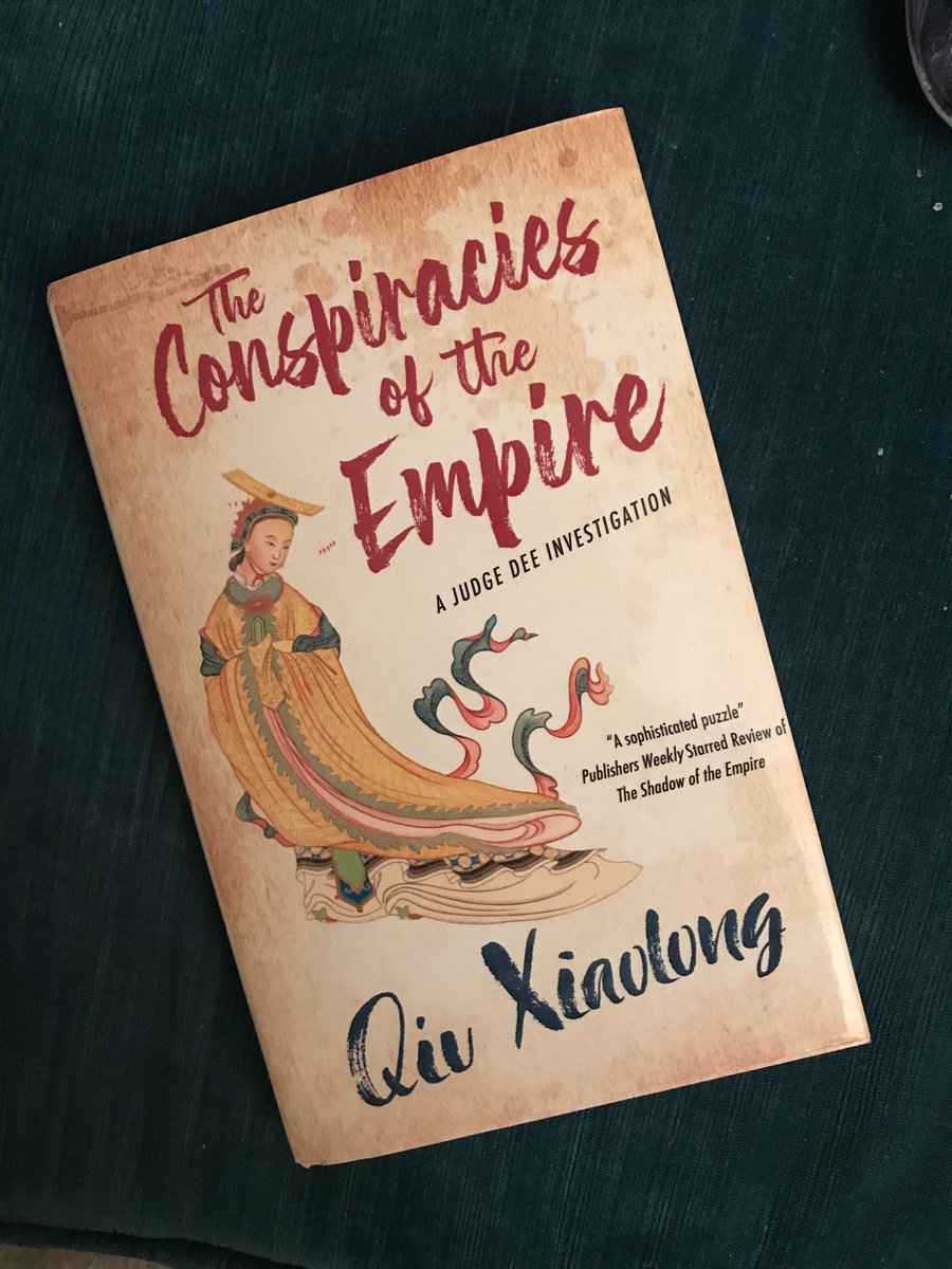 A new Judge Dee novel featuring Empress Wu Zetian!!  The author Qiu Xiaolong is writing new Judge Dee mysteries!  This is #2 in the series.  Can't wait to start it!  <a href="/DalrympleWill/">William Dalrymple</a>