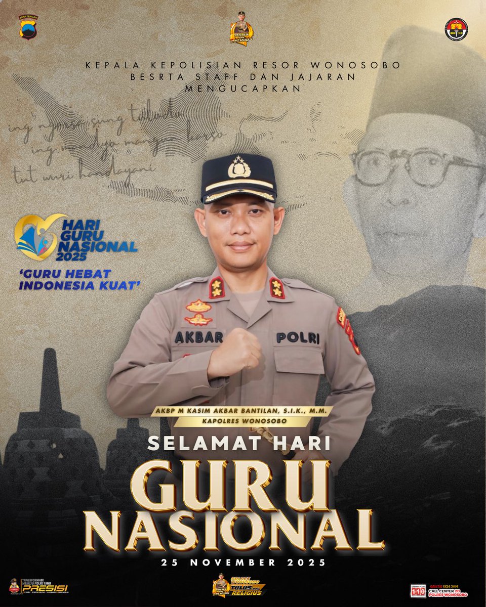 Selamat Hari Guru 2025
Terima kasih kepada para guru yang terus membimbing dan menginspirasi generasi penerus bangsa. Jasamu tak ternilai.
"Guru Hebat,Indonesia Kuat"