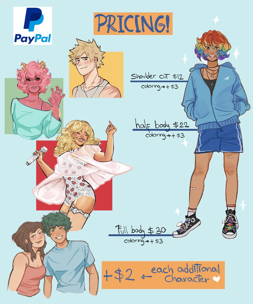 Nobamol's tweet image. Hiii my commissions are open!! It would help me a lot if you could share it :3 ❤️

#opencommissions #ComisionesAbiertas #opencomms