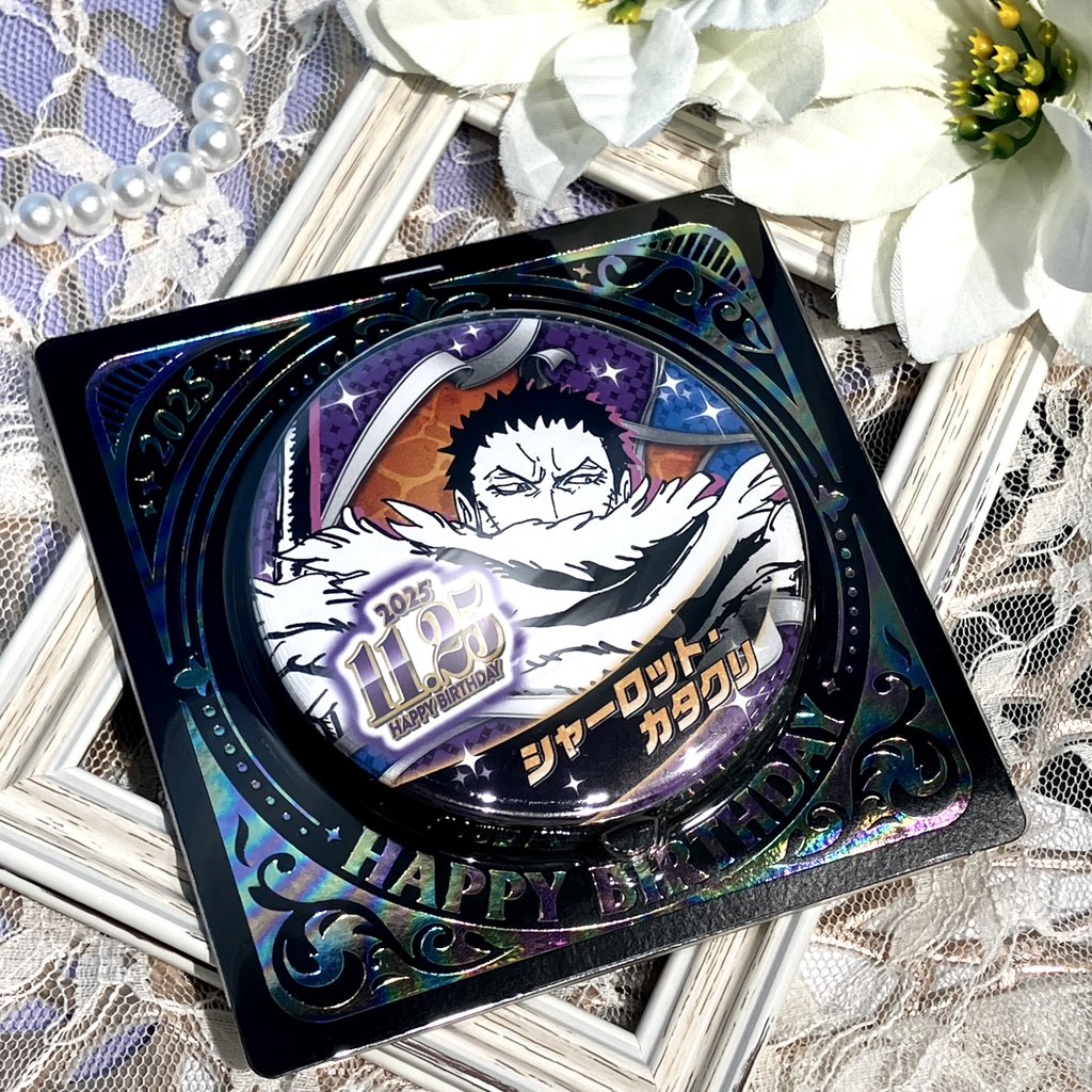 新商品】原画商品 『ONE PIECE』バースデイ缶バッジ シャーロット