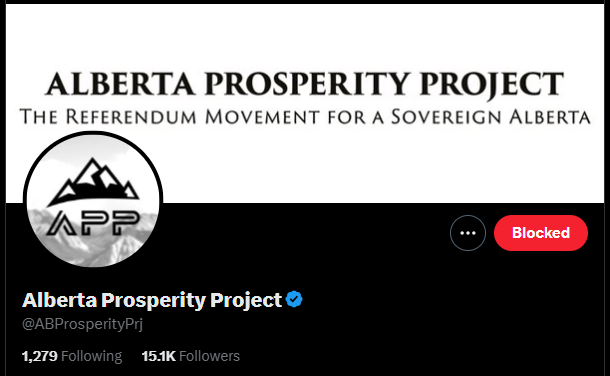 CdnFreethinker's tweet image. The &quot;Alberta Prosperity Project&quot; account is based in Thailand.