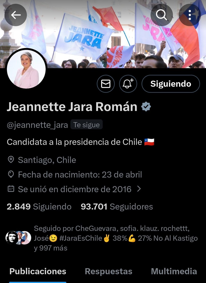 JaraNosUne's tweet image. VEN que funciona el pueblo unido jamás será vencido.

Exito 3 mil seguidores en estas 48 horas.

#JaraNosUne

J❤️A❤️R❤️A 
E❤️S❤️
A❤️M❤️O❤️R