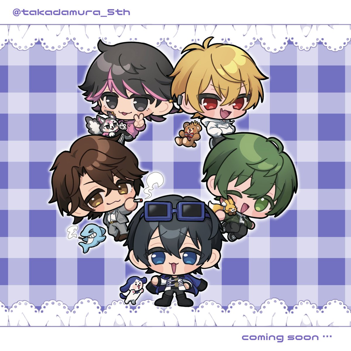 ✧*｡イラスト公開✧*｡ 中野あるま さん ふじみや さん はたさこ さん