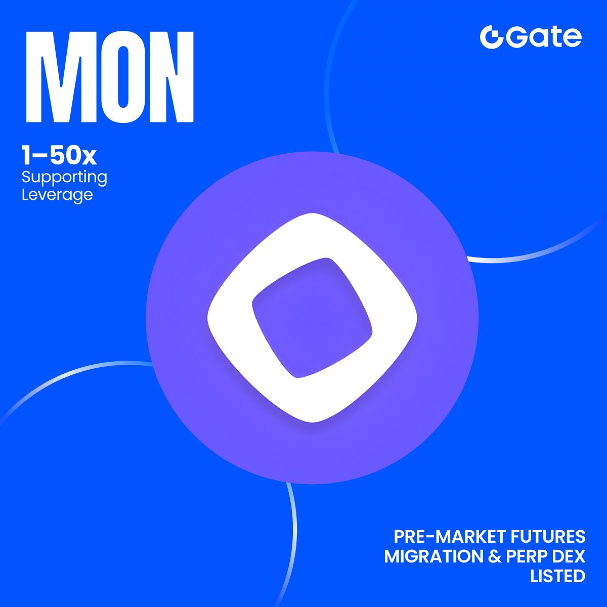 Gate Futures Migration & Perp DEX New Listing: $MON @monad 🔹 Trading Pair:  $MON / $USDT 🔹 Pre-Market Perpetual has migrated to Official Perpetual  Futures, and Perp DEX Trading is now open