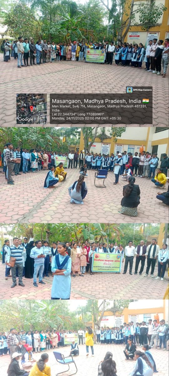 बरकतउल्ला विश्वविद्यालय, भोपाल परिक्षेत्र के अंतर्गत विभिन्न महाविद्यालयों की राष्ट्रीय सेवा योजना इकाई द्वारा SIR  जन- जागरूकता कार्यक्रम  स्वीप गतिविधियों के अंतर्गत आयोजित किया गया।