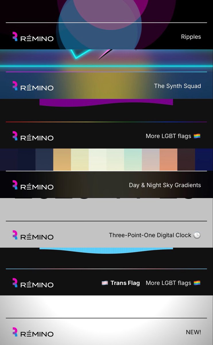 remino's tweet image. The RÉMINO Ribbon, a new simple design element and Web Component I made to unify the web development I do, no matter the platform it’s on. Minimal and adaptable, it’s a signature that makes every piece look like an artwork and an application of my craft’s operating system.
