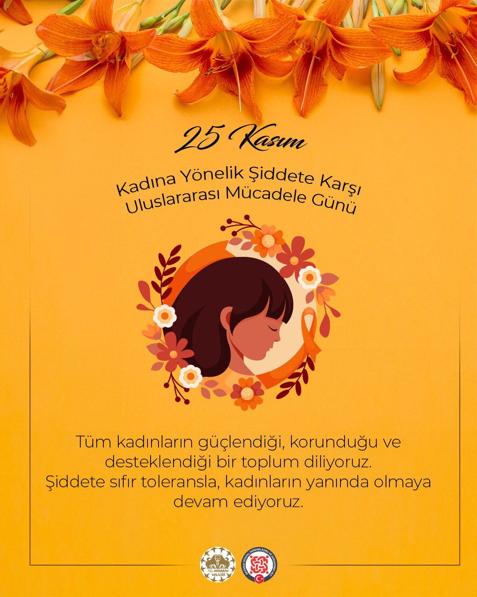 Güçlü kadın, güçlü aile, güçlü toplum için her zaman kadınların yanındayız.

<a href="/tcailesosyal/">T.C. Aile ve Sosyal Hizmetler Bakanlığı</a> <a href="/MahinurOzdemir/">Mahinur Özdemir Göktaş</a> <a href="/aksarayvaliligi/">T.C. Aksaray Valiliği</a>
<a href="/malikumbuzoglu/">Mehmet Ali Kumbuzoğlu</a> <a href="/ashb_sygm/">Sosyal Yardımlar Genel Müdürlüğü</a> 

#25Kasım #KadınaYönelikŞiddeteHayır #ŞiddeteSıfırTolerans #KadınHakları #GüçlüKadınGüçlüToplum #ŞiddetsizBirDünya
#aksarayADEM