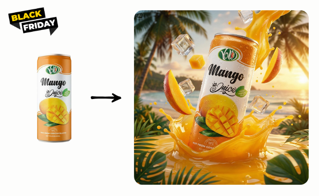 manishkumar_dev's tweet image. Black Friday used to require expensive studio shoots just to get the “perfect” visual.

Now you can start with a simple photo and still create your most premium campaigns.

Dreamina’s image-to-image feature turns one raw shot into a full Black Friday poster with the exact mood,…