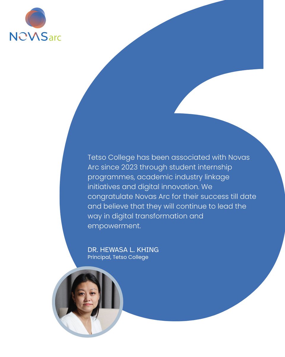 ConnectNovasarc's tweet image. Recognition we celebrate, and partnerships we value.

Honoured to be named Best Digital Transformation Partner 2025 – Telangana by @Corp_Vision 

Thank you @TetsoCollege , @Kvulo  and @HewasaK  for being part of our journey.

#novasarc #corporatevisionawards2025   #tetsocollege