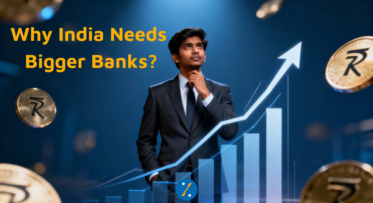 BankBazaar's tweet image. #Insights 

While India aims to develop a globally competitive banking sector by 2047, the reality is that only two banks feature in the top-100 banks globally (according to S&amp;amp;P Global Market Intelligence data, SBI is at 43rd place while HDFC Bank is at 73rd place).

That is why…