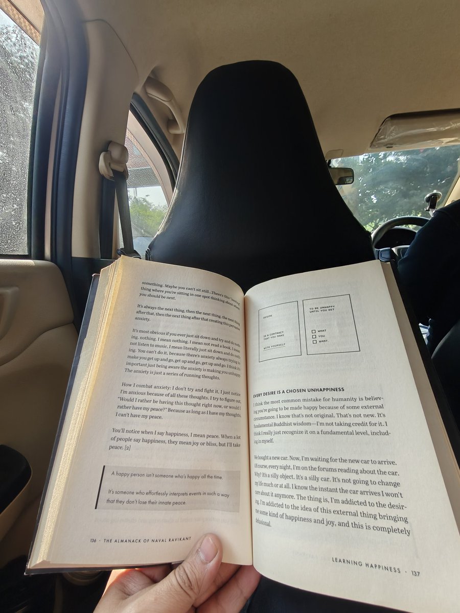 abhishek's tweet image. If you want some peace time during your day, read a book whenever you can. 🙂