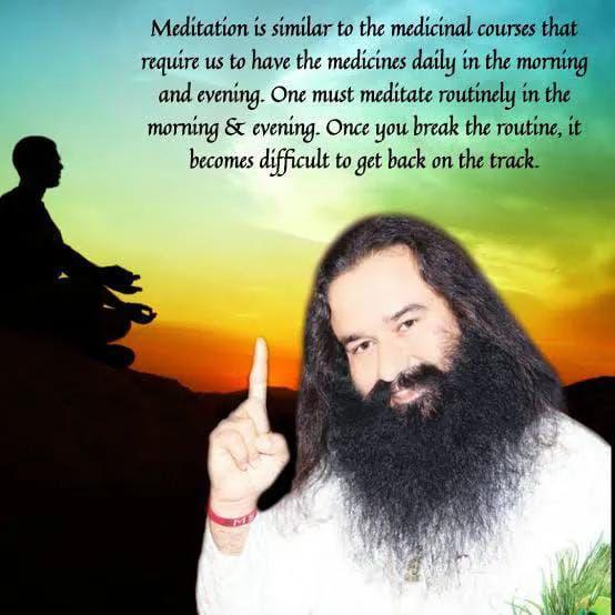 mukeshi19815806's tweet image. Saint Gurmeet Ram Rahim Singh सभी को सुबह जल्दी मेडिटेशन करने, एक्सरसाइज़ करने, ड्रग्स जैसी बुरी आदतों से बचने और दूसरों की मदद करने के लिए प्रेरित करते हैं।
#DailyLifeRoutine