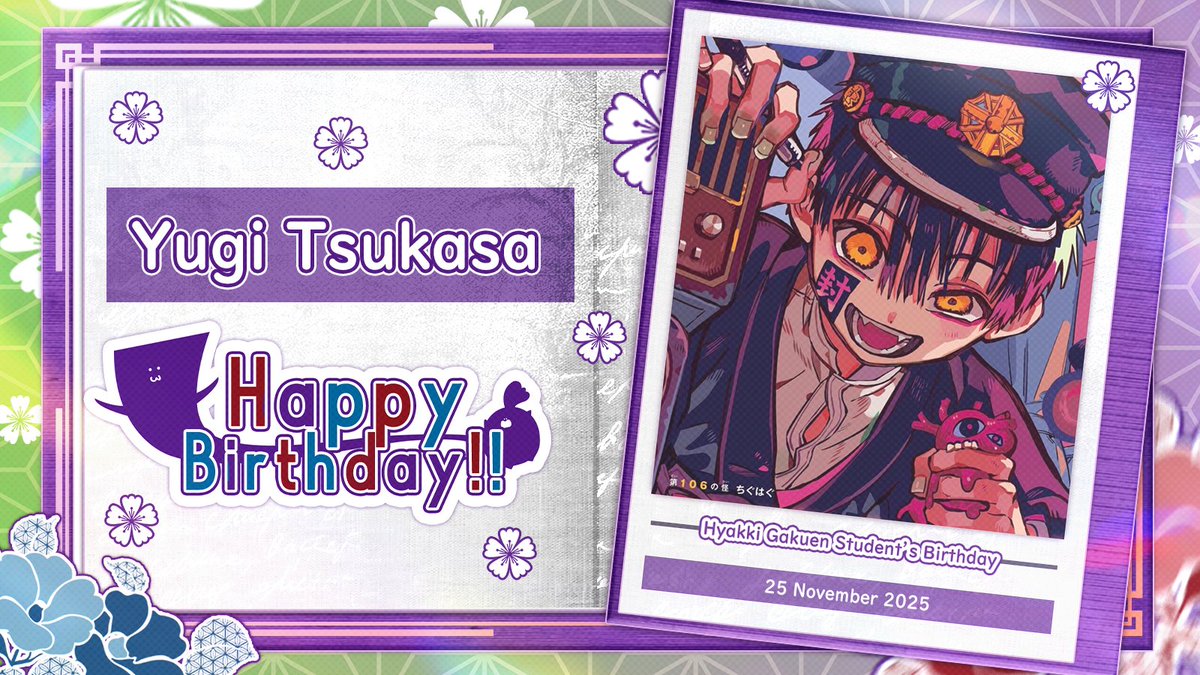 HyakkiGakuen's tweet photo. ᅠ
Today, we mark the turning of your page. May this year of your canvas be painted with hues of your dreams, courage, and a quiet peace. May the starlight find your window pane and wash away the lingering rain. Happy birthday.  
ᅠ https://t.co/O2RSWPO6wa