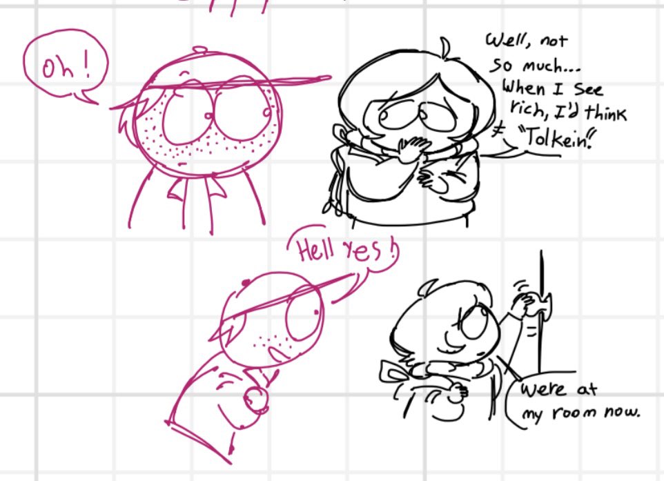 Me and my buddy kennys comic of our ocs ok? Yesssss!!!!!!!!!!!!!! I love benjamin and wyatt 

1/5 (other parts in replies ok)