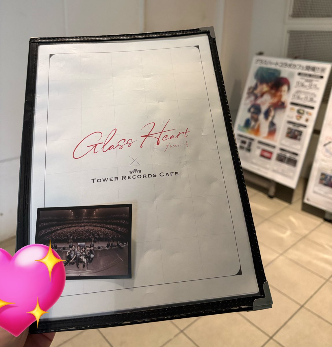 tenblank グラスハート タワーレコードカフェ　グッズまとめ売り tenblank グラスハート タワーレコードカフェ グッズまとめ売り おまけ